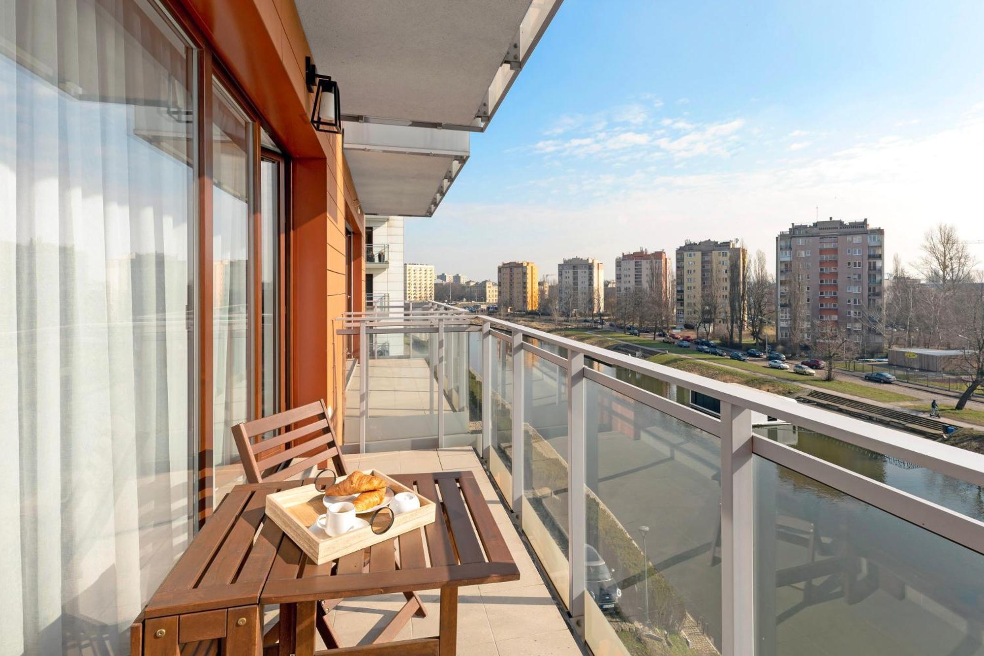 Aura - Riverside & Parking By Downtown Apartments Gdansk Exterior foto